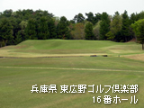 兵庫県東広野ゴルフクラブ 16番ホール